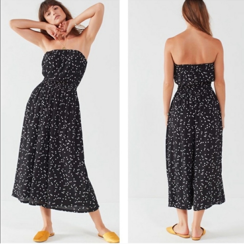 Silence + Noise, polka dot Romper, size medium